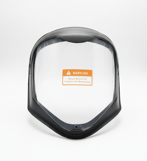 درع حماية شفاف للخوذة – رؤية واضحة وحماية متكاملة